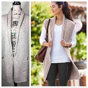 Athleta Passage Long Sweater Vest 